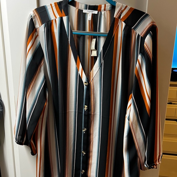 Maurice’s Striped Blouse - Picture 2 of 3